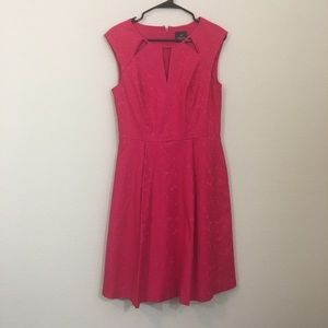 X Adrianna Papell | Pink Tea Dress. Size 8